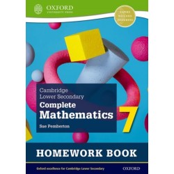 Cambridge Lower Secondary Complete Mathematics 7: Homework Book - Pack of 15 (Second Edition)