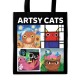 Artsy Cats Reusable Shopping Bag
