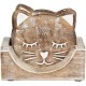 Sass & Belle Wooden Carved Cat Coaster - Set of 6