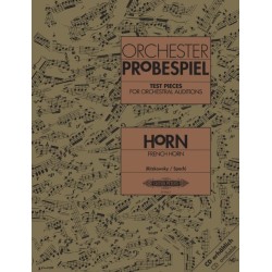 Test Pieces for Orchestral Auditions: French Horn