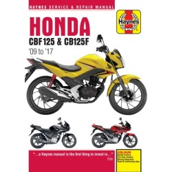 Honda CBF125 & CB125F ('09 To '17)