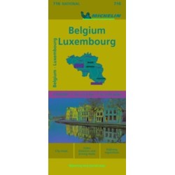 Belgium & Luxembourg - Michelin National Map 716