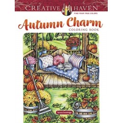 Creative Haven Autumn Charm Coloring Book