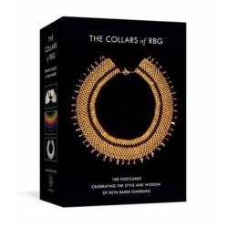 The Collars of RBG Postcards: 100 Postcards Celebrating the Style and Wisdom of Ruth Bader Ginsburg