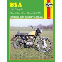 BSA Unit Singles (58 - 72) Haynes Repair Manual