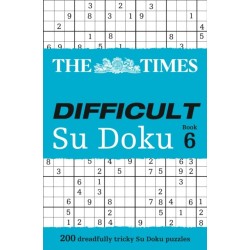 The Times Difficult Su Doku Book 6: 200 Challenging Puzzles from the Times