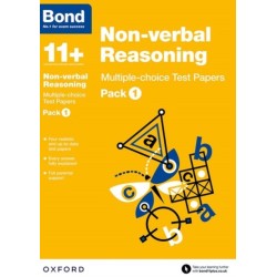 Bond 11+: Non-verbal Reasoning: Multiple-choice Test Papers: Ready for the 2026 exam (for GL Assessment & other 11 plus exams): Pack 1
