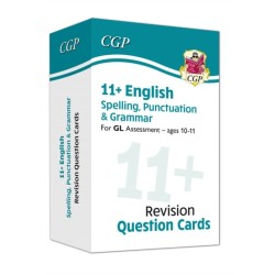 11+ GL Revision Question Cards: English Spelling, Punctuation & Grammar - Ages 10-11