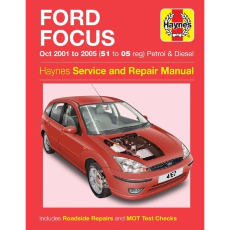 Ford Focus Petrol & Diesel (Oct 01 - 05) Haynes Repair Manual