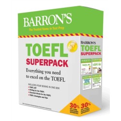 TOEFL iBT Superpack: 4 Books + Practice Tests + Audio Online