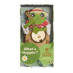 What’s Hoppin’? Notecards: 12 Frog Notecards & Envelopes
