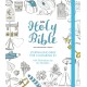 NIV Journalling Bible for Colouring In: With unlined margins and illustrations to colour in