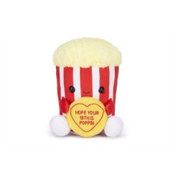 Love Hearts 7" Poppin 18Th Birthday Plush Gift
