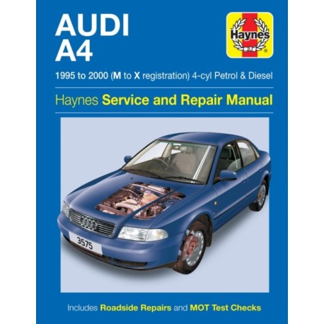 Audi A4 Petrol & Diesel (95 - 00) Haynes Repair Manual: 95-00
