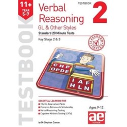 11+ Verbal Reasoning Year 5-7 GL & Other Styles Testbook 2: Standard 20 Minute Tests
