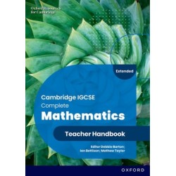 Cambridge IGCSE Complete Mathematics Extended: Teacher Handbook Sixth Edition