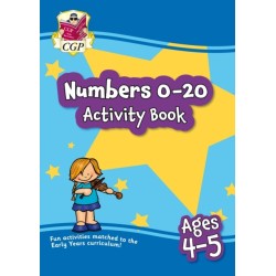 Numbers 0-20 Activity Book for Ages 4-5 (Reception)