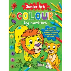 Junior Art Colour By Numbers: Lion