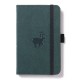Dingbats A6 Pocket Wildlife Green Deer Notebook - Dotted