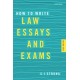 How to Write Law Essays & Exams
