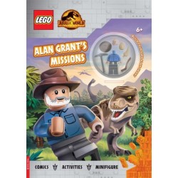LEGO® Jurassic World™: Alan Grant’s Missions: Activity Book with Alan Grant minifigure