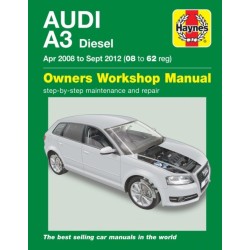 Audi A3 Diesel (Apr 08 - Sept 12) Haynes Repair Manual
