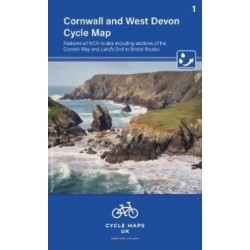Cornwall & West Devon Cycle Map 1