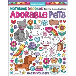 Notebook Doodles Adorable Pets: Coloring & Activity Book