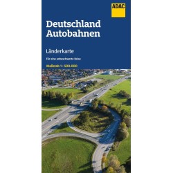 ADAC LänderKarte Deutschland Autobahnen