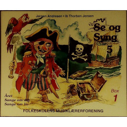 Se og syng  5: Cd box med 8 cd´er