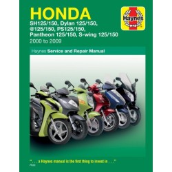 Honda 125 Scooters (SH, SES, NES, PES & FES 125) (00 - 09)