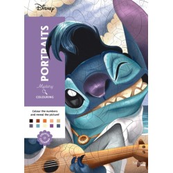 Mystery Colouring - Portraits: Reveal iconic Disney characters with colour by number