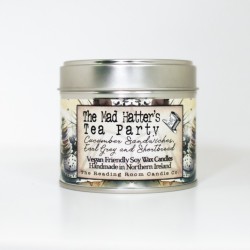 Mad Hatter's Tea Party- Scented Soy Candle- Cucumber Sandwiches, Earl Grey Tea and Shortbread