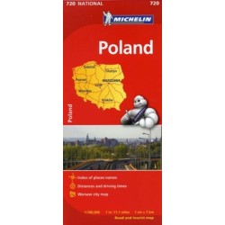 Poland - Michelin National Map 720