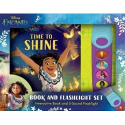 Disney Encanto: Time to Shine Book and 5-Sound Flashlight Set