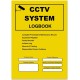 CCTV Logbook