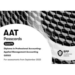 AAT Applied Management Accounting: Passcards