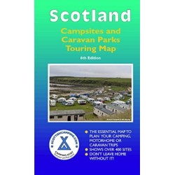 Scotland Campsites and Caravan Parks: Touring Map