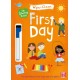 I'm Starting School: First Day: Wipe-clean book with pen