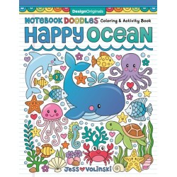 Notebook Doodles Happy Ocean: Coloring & Activity Book