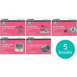 Read Write Inc. Phonics: Pink Set 3 More Black & White Storybooks (Pack of 5)