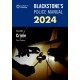 Blackstone's Police Manual Volume 1: Crime 2024