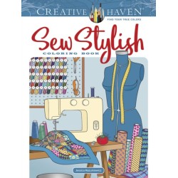 Creative Haven Sew Stylish Coloring Book
