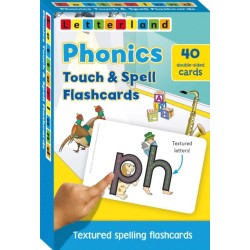 Phonics touch & spell flashcards: Graad R