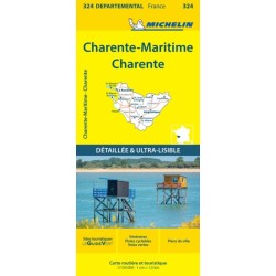 Charente-Maritime Charente - Michelin Local Map 324: Map