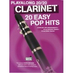 Playalong 20/20 Clarinet: 20 Easy Pop Hits
