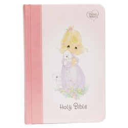NKJV, Precious Moments Small Hands Bible, Hardcover, Pink, Comfort Print: Holy Bible, New King James Version