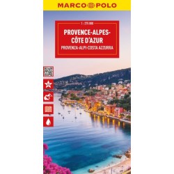 Provence, Alps, Cote d'Azur Marco Polo Map