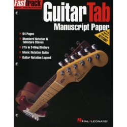 FastTrack - Guitar Tab Manuscript Paper