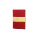 Moleskine Plain Cahier Xl - Red Cover (3 Set)